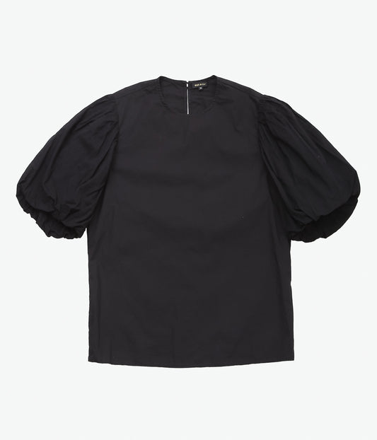 OLDMAN'S TAILOR ''G.D LAWN BALLOON SLEEVE BLOUSE'' (BLACK)