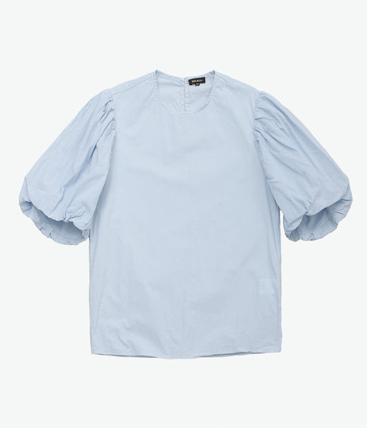 OLDMAN'S TAILOR ''G.D LAWN BALLOON SLEEVE BLOUSE'' (SAX)
