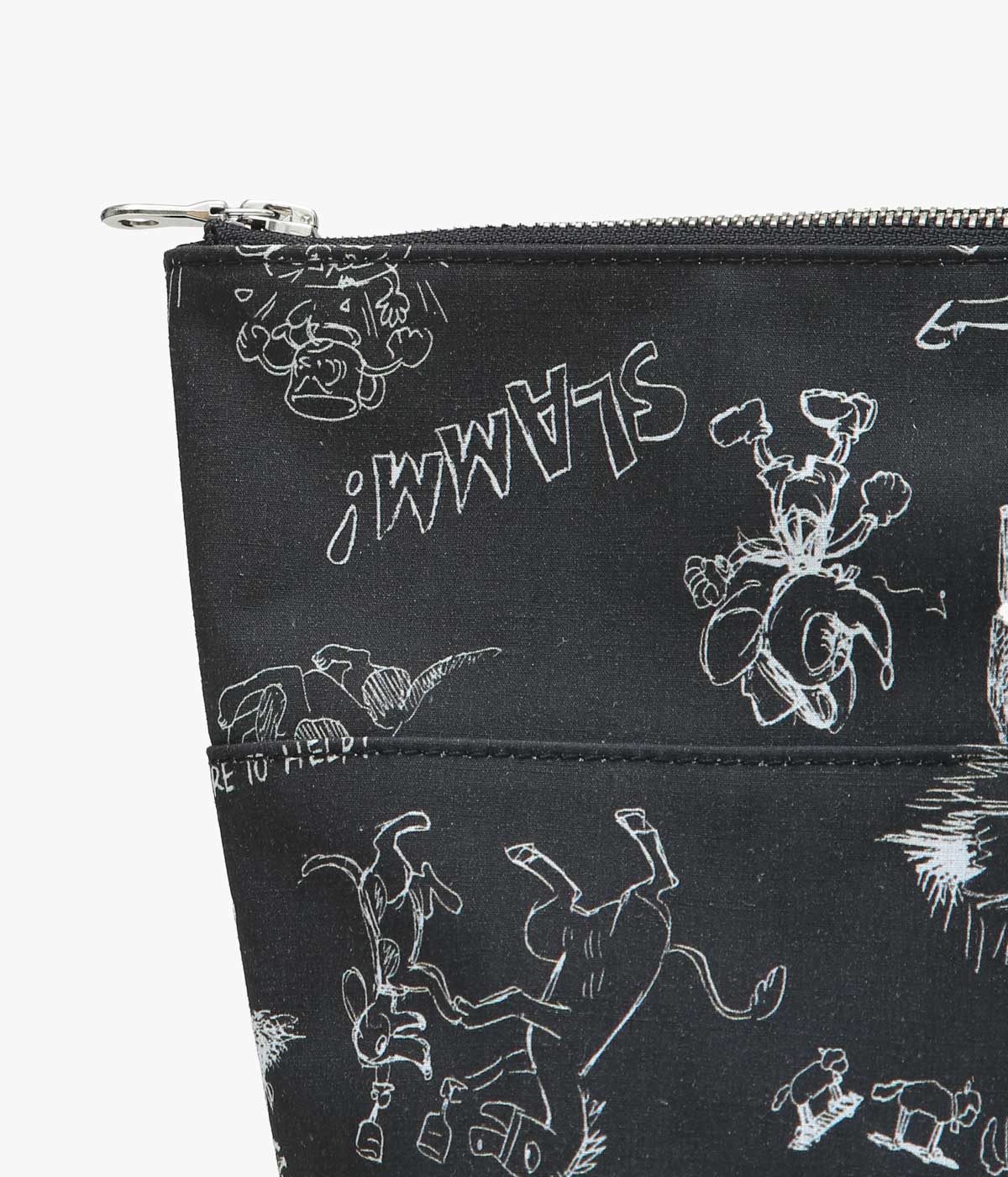 OLDMAN'S TAILOR ''GRAFFITI TOTE BAG'' (BLACK)