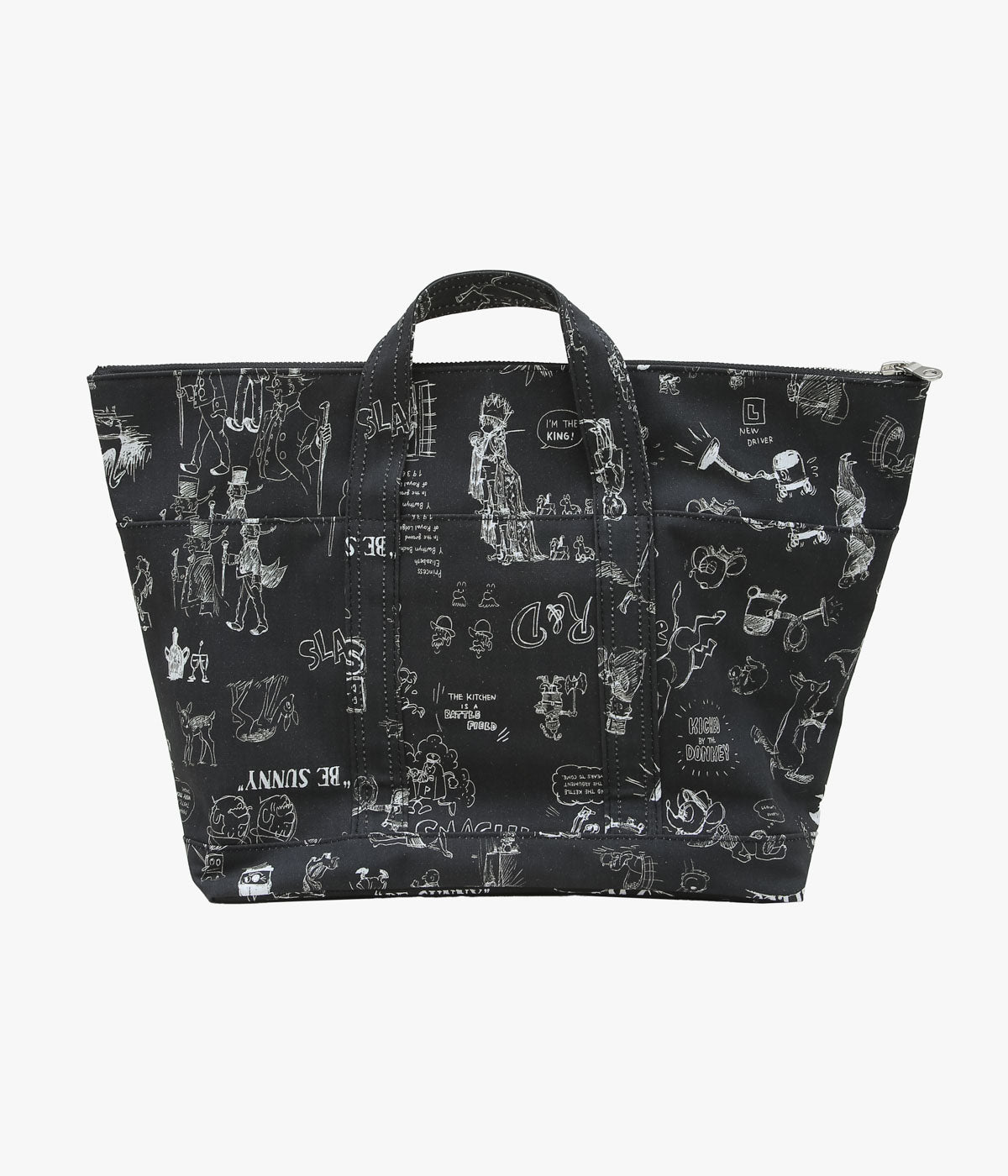 OLDMAN'S TAILOR ''GRAFFITI TOTE BAG'' (BLACK)