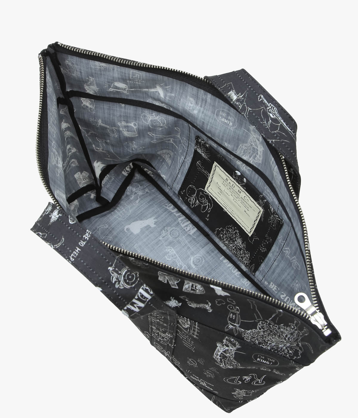 OLDMAN'S TAILOR ''GRAFFITI TOTE BAG'' (BLACK)