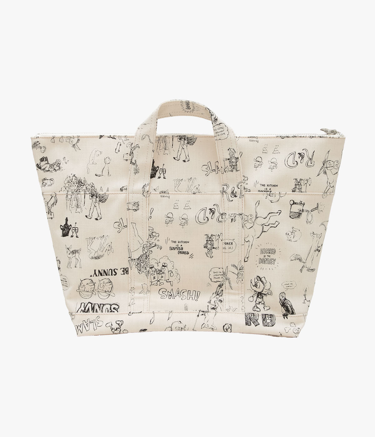 OLDMAN'S TAILOR ''GRAFFITI TOTE BAG'' (NATURAL)