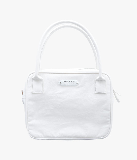 OLDMAN'S TAILOR ''HIGH COUNT COTTON BOSTON BAG'' (WHITE)