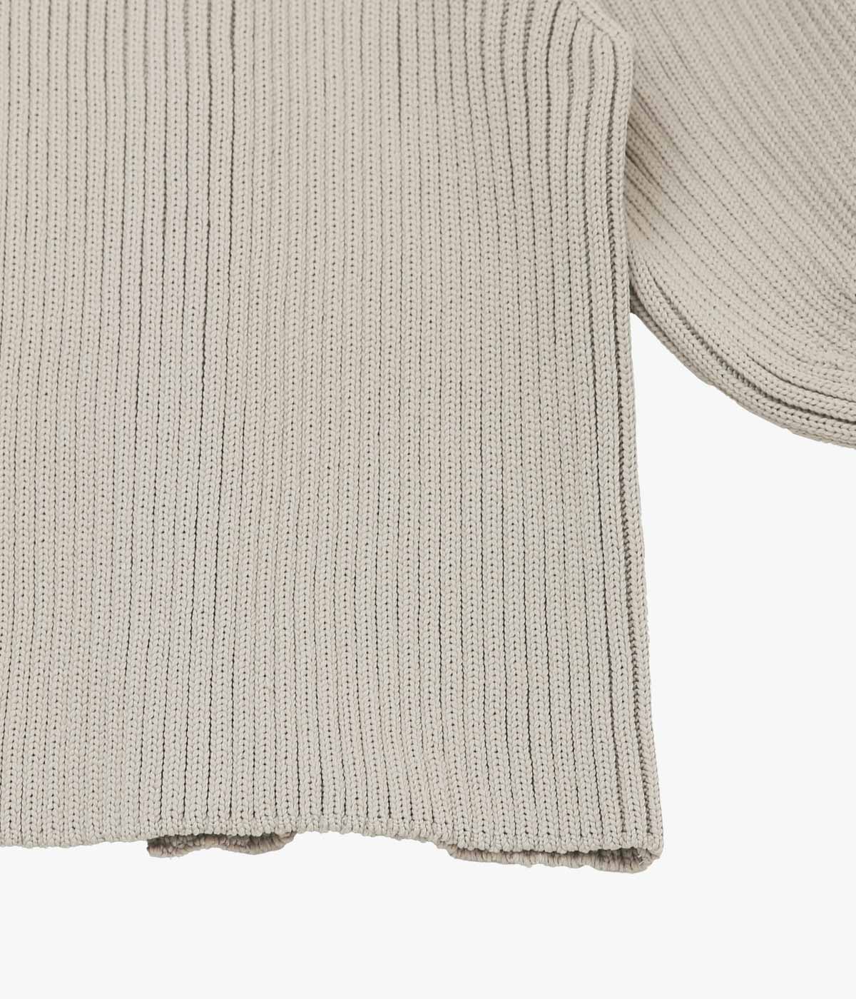 OLDMAN'S TAILOR ''LILIAN YARN PUFF SLEEVE CARDIGAN'' (BEIGE)