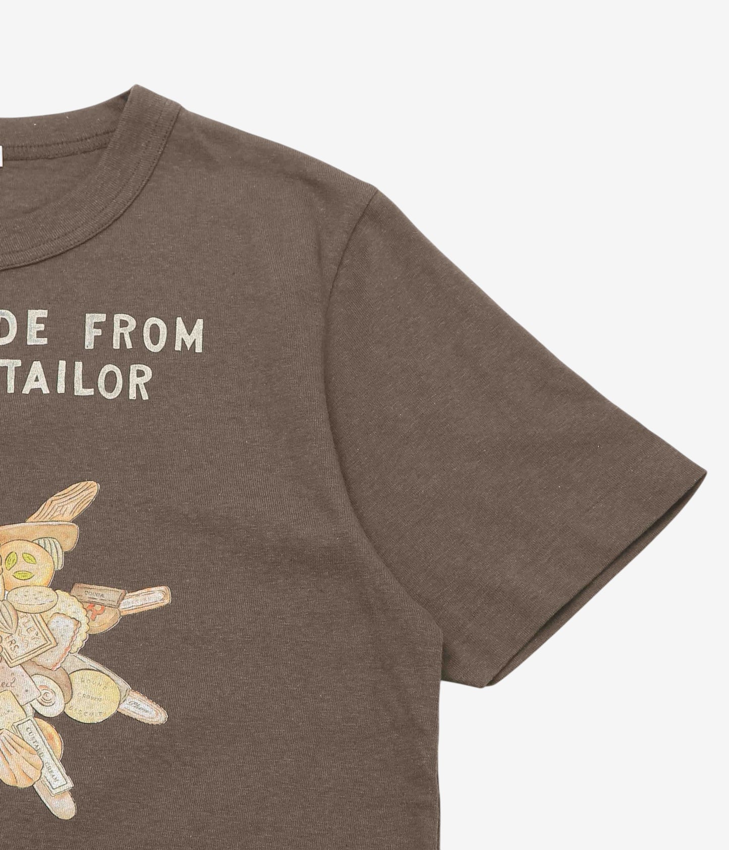 OLDMAN'S TAILOR ''MEN'S  BISCUIT T SHIRT'' (BROWN)