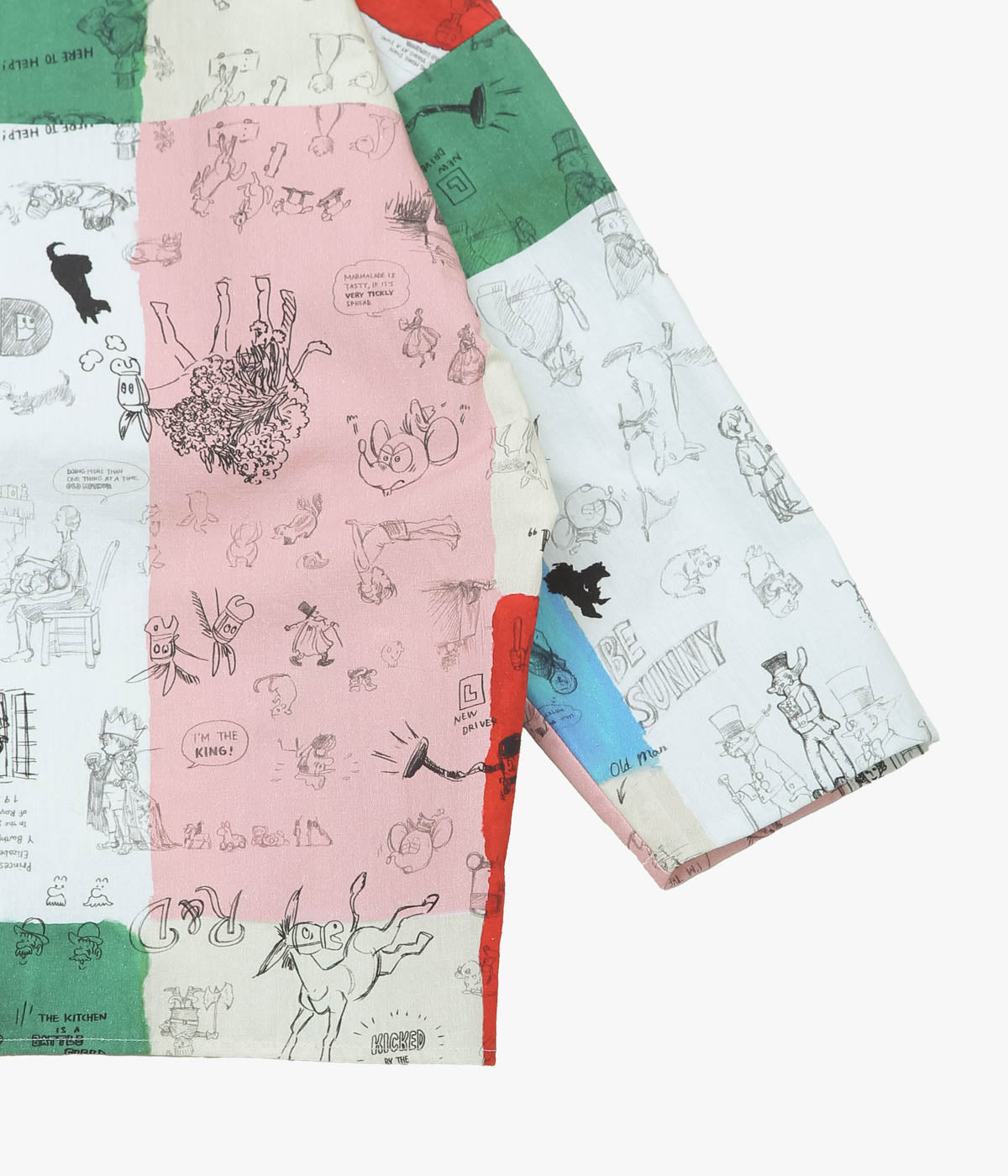 OLDMAN'S TAILOR ''MOSAIC GRAFFITI BAGGY SHIRT'' (MULTI)