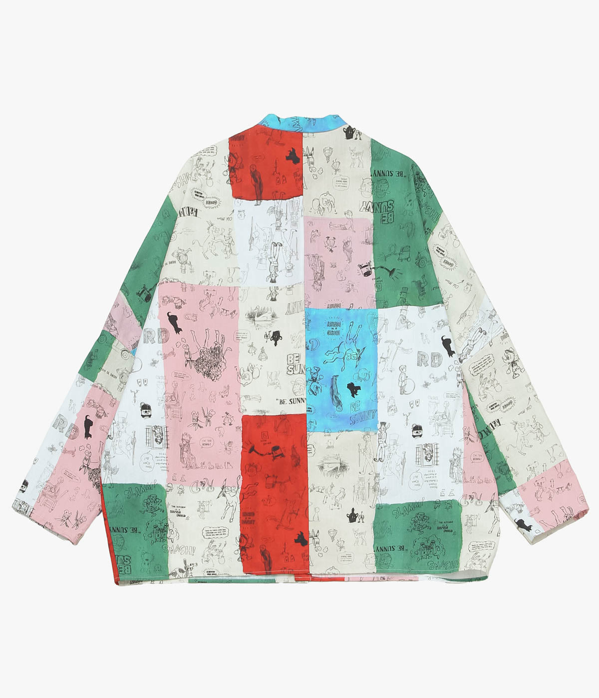 OLDMAN'S TAILOR ''MOSAIC GRAFFITI BAGGY SHIRT'' (MULTI)