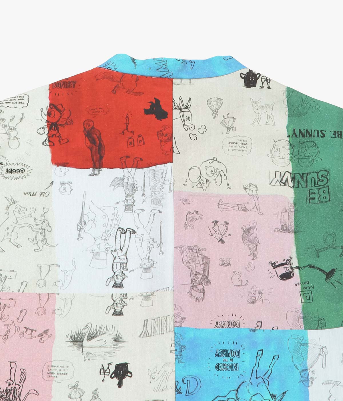 OLDMAN'S TAILOR ''MOSAIC GRAFFITI BAGGY SHIRT'' (MULTI)