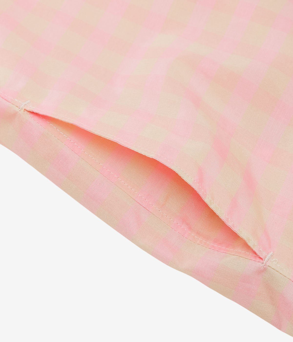 OLDMAN'S TAILOR ''S/C B&G STAND COLLAR LONG SHIRT'' (PINK)