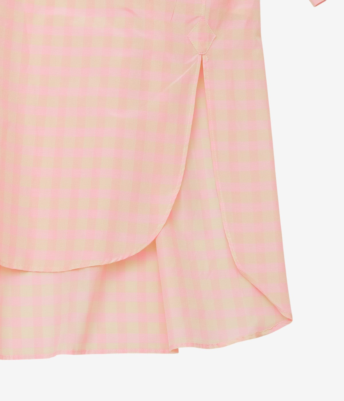 OLDMAN'S TAILOR ''S/C B&G STAND COLLAR LONG SHIRT'' (PINK)