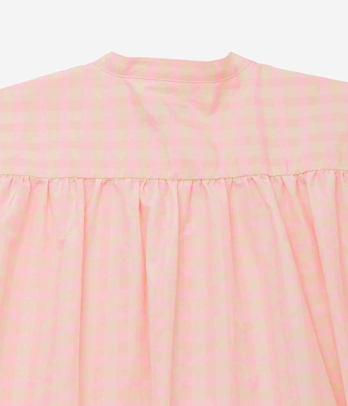 OLDMAN'S TAILOR ''S/C B&G STAND COLLAR LONG SHIRT'' (PINK)