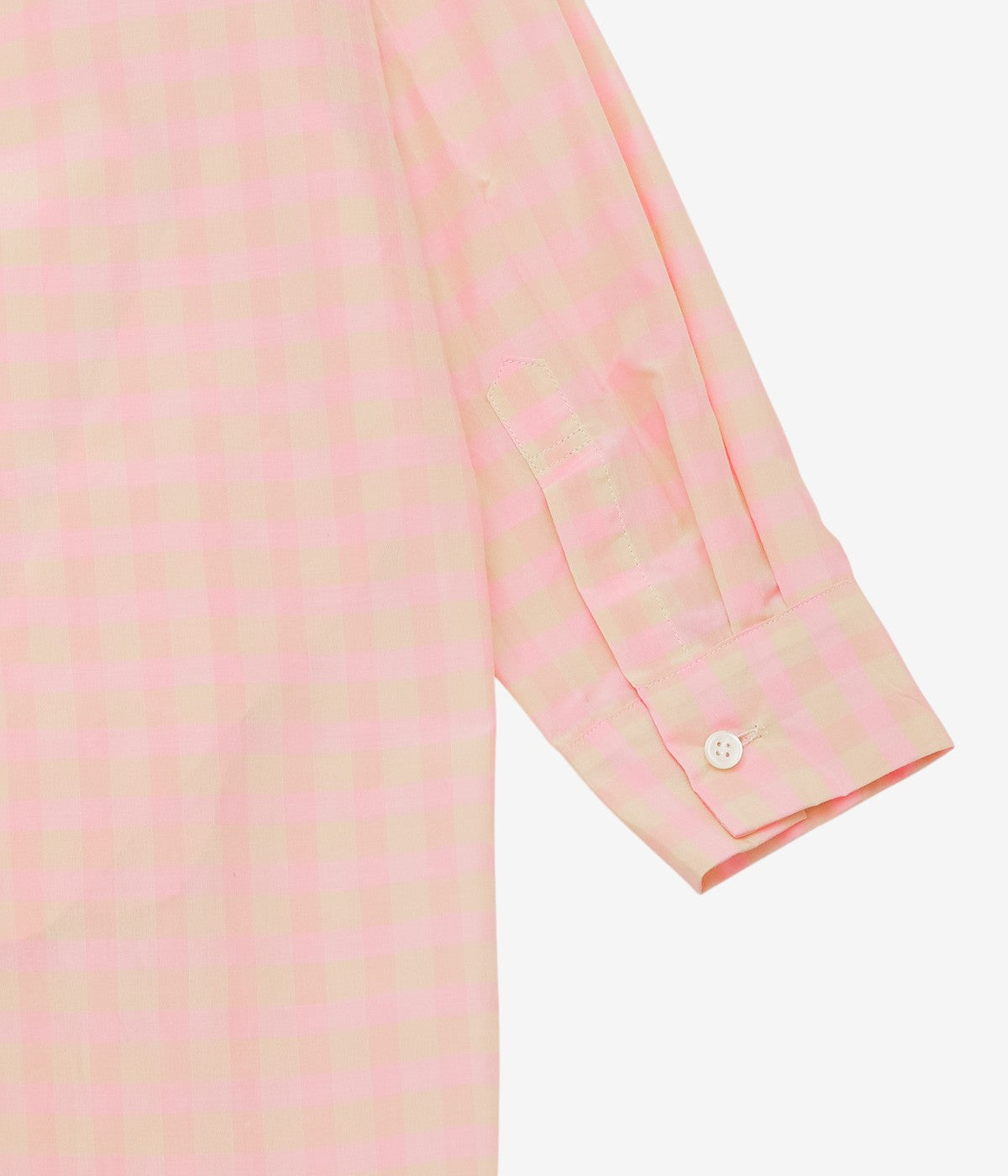 OLDMAN'S TAILOR ''S/C B&G STAND COLLAR LONG SHIRT'' (PINK)