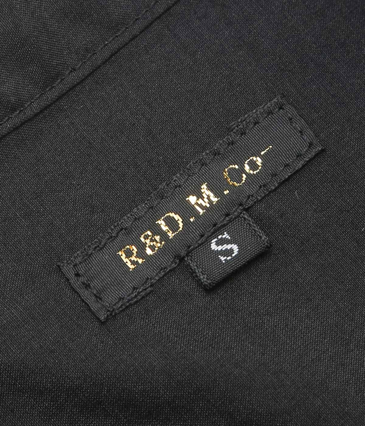 OLDMAN'S TAILOR ''S/C STAND COLLAR LONG SHIRT'' (BLACK)
