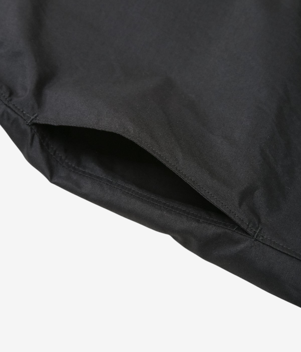 OLDMAN'S TAILOR ''S/C STAND COLLAR LONG SHIRT'' (BLACK)