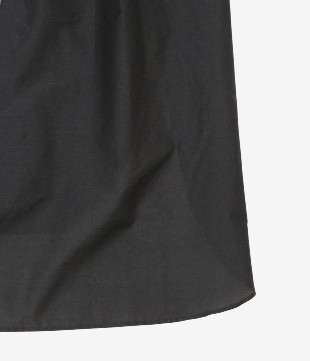 OLDMAN'S TAILOR ''S/C STAND COLLAR LONG SHIRT'' (BLACK)