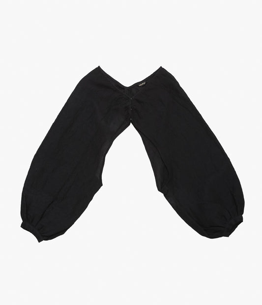 OLDMAN'S TAILOR ''SHADING CHECK BOLERO SLEEVE'' (BLACK)
