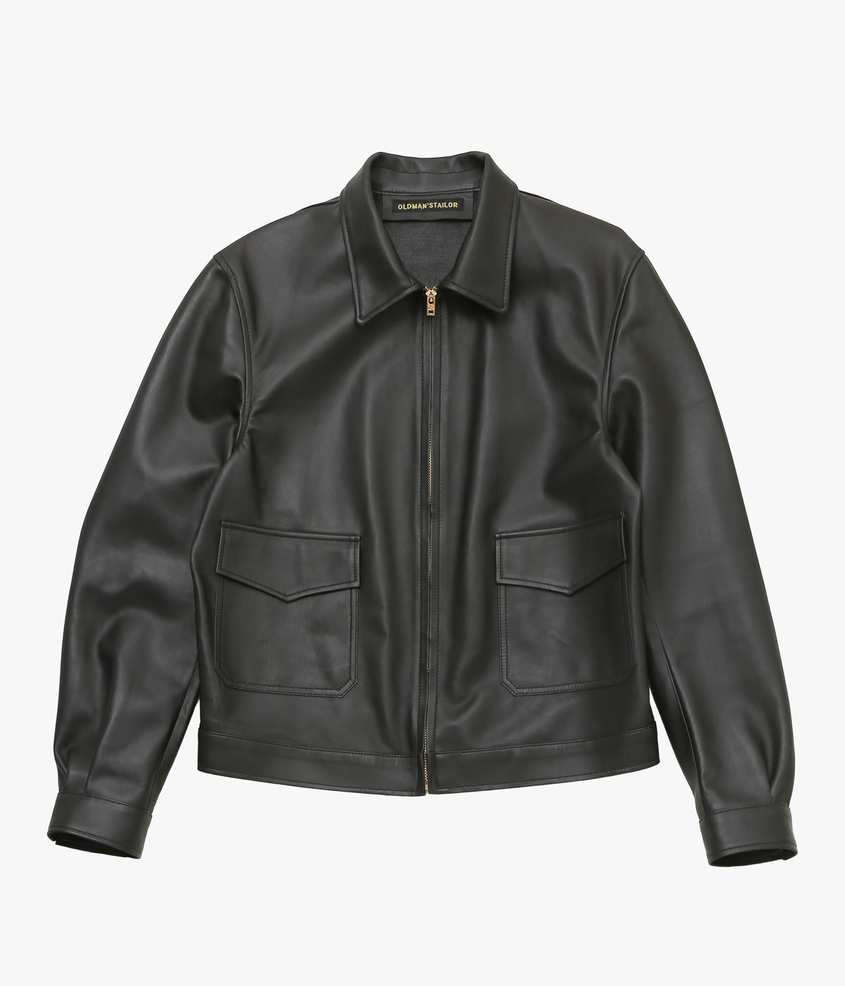 OLDMAN'S TAILOR ''SHEEP LEATHER BLOUSON'' (BLACK)