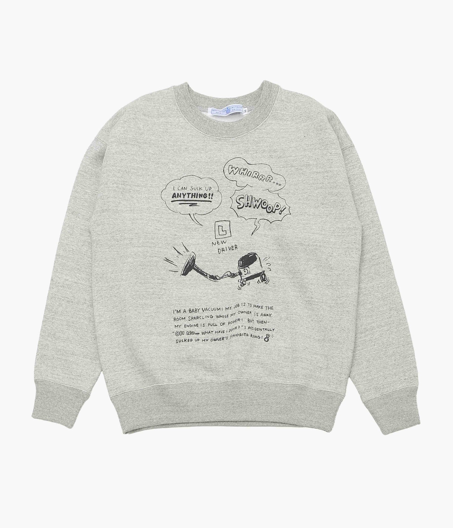 OLDMAN'S TAILOR ''VACUUM BOY SWEAT SHIRT'' (HEATHER GRAY)