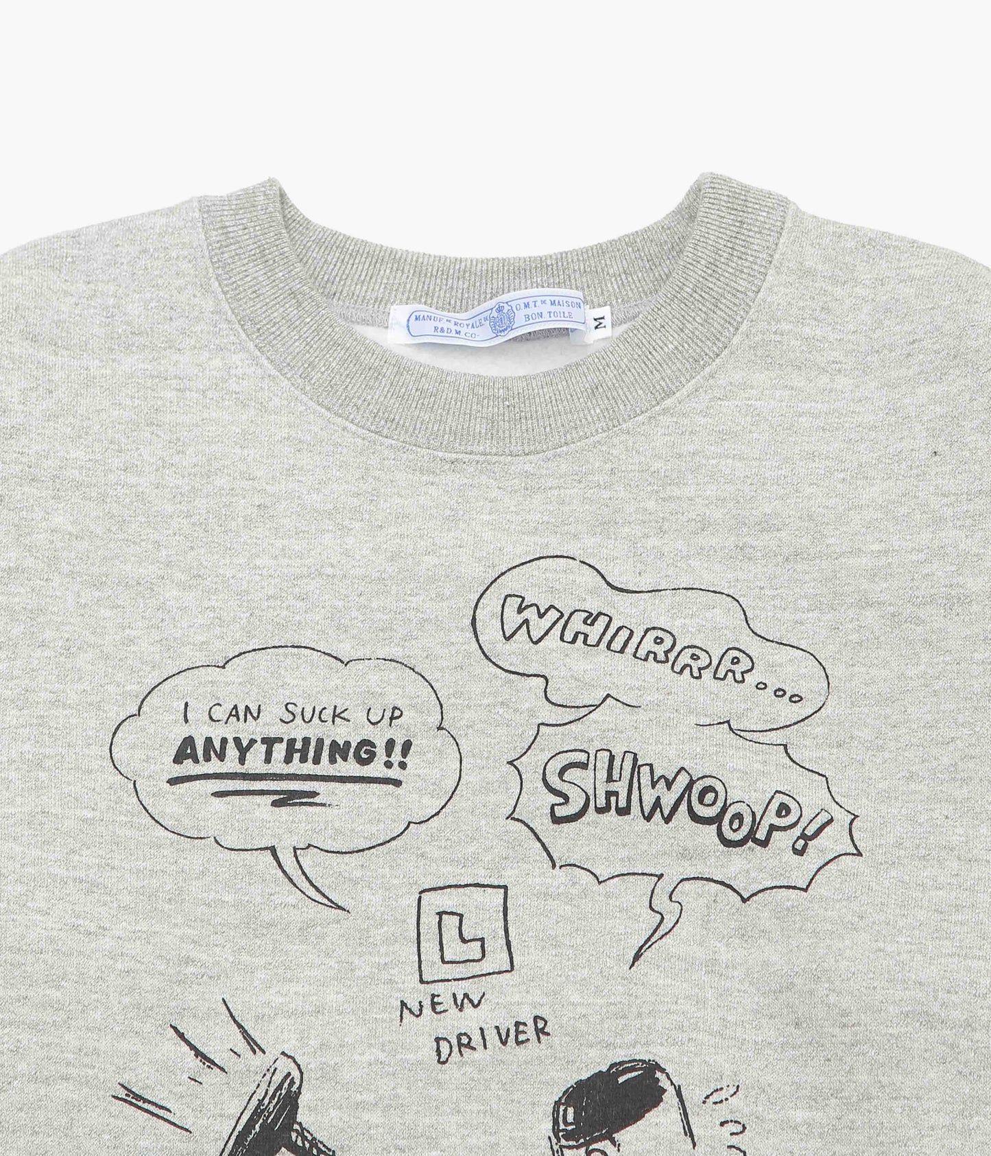 OLDMAN'S TAILOR ''VACUUM BOY SWEAT SHIRT'' (HEATHER GRAY)