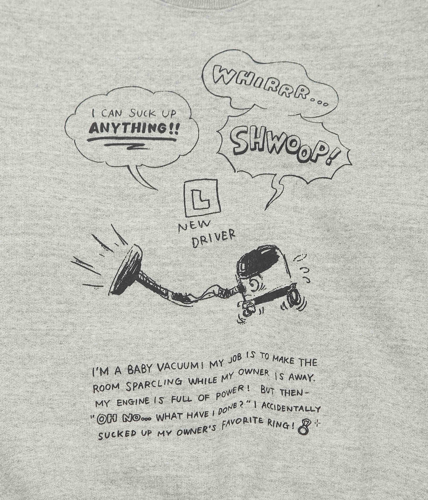 OLDMAN'S TAILOR ''VACUUM BOY SWEAT SHIRT'' (HEATHER GRAY)