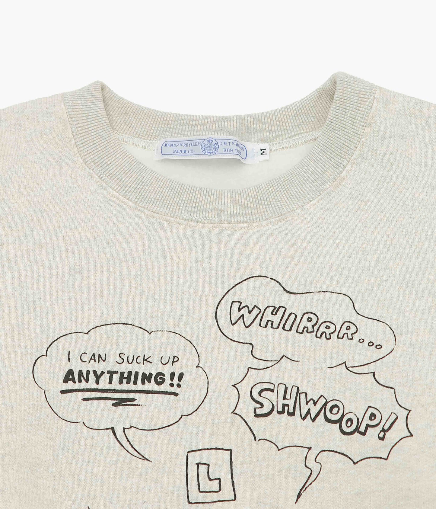 OLDMAN'S TAILOR ''VACUUM BOY SWEAT SHIRT'' (OATMEAL)