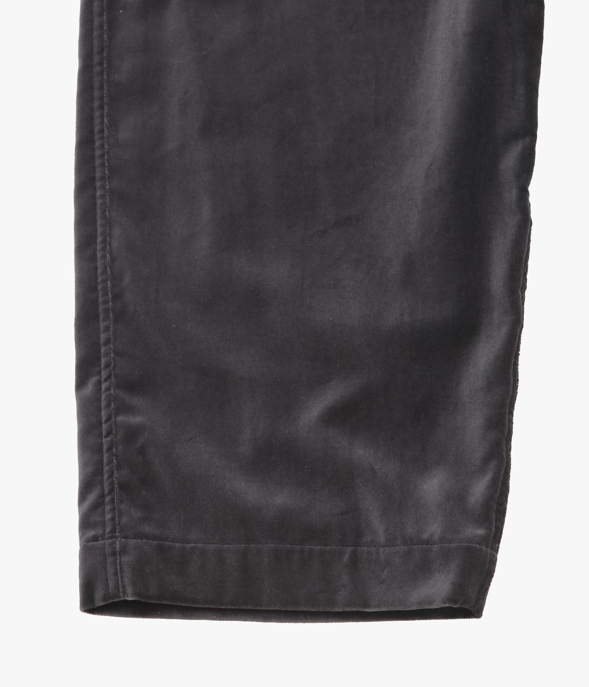 OLDMAN'S TAILOR ''VELVET UTILITY EASY PANTS'' (GRAY)