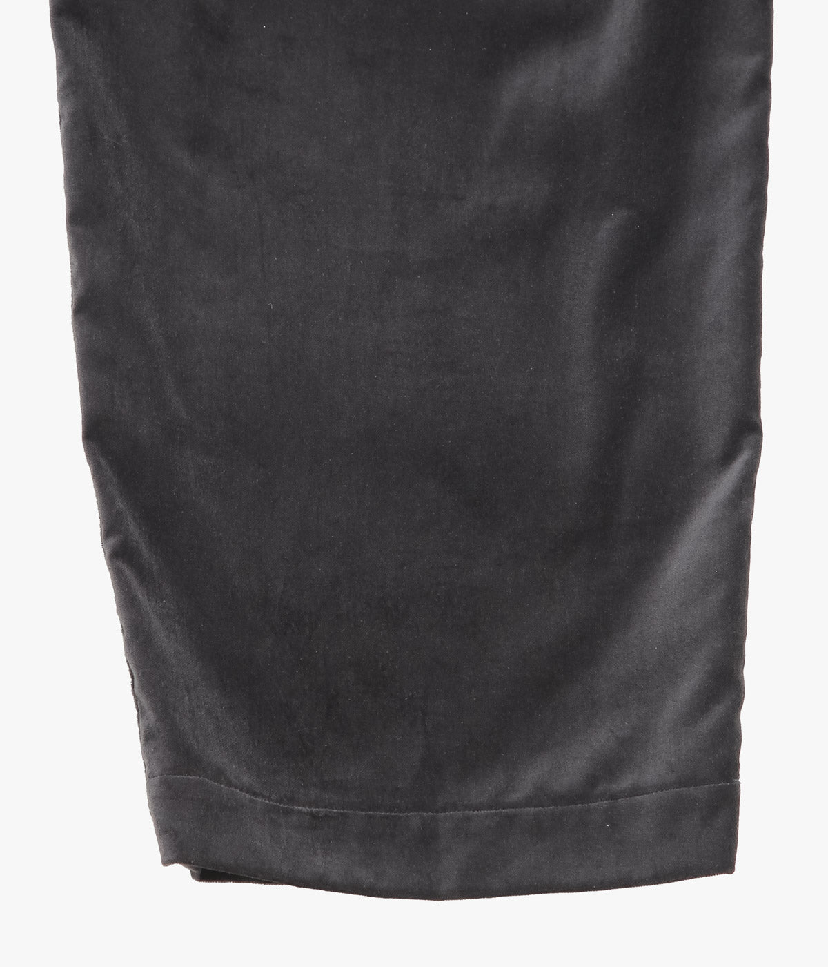 OLDMAN'S TAILOR ''VELVET UTILITY EASY PANTS'' (GRAY)