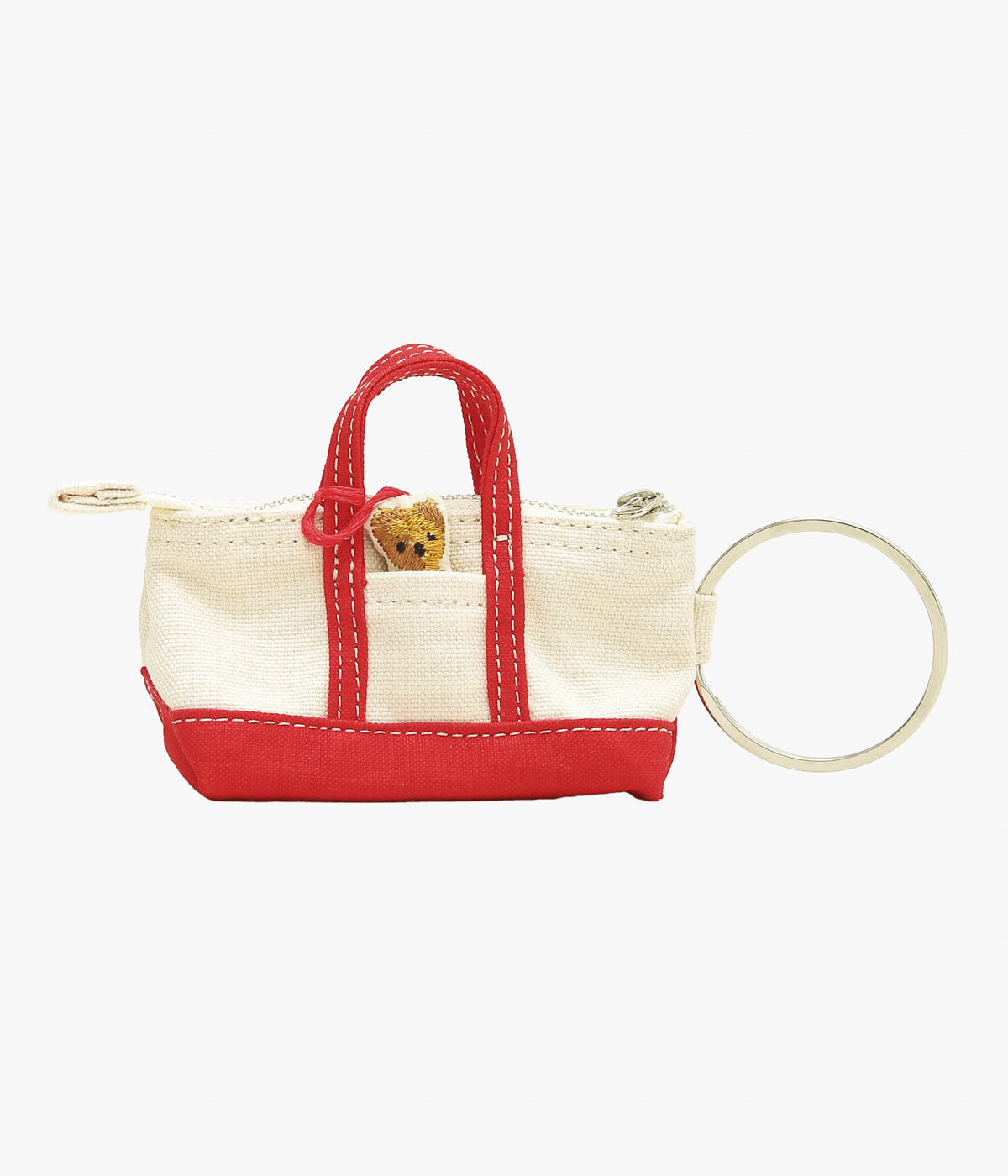 OLDMAN'S TAILOR "MINI MINI TOTE KEY RING" (RED)