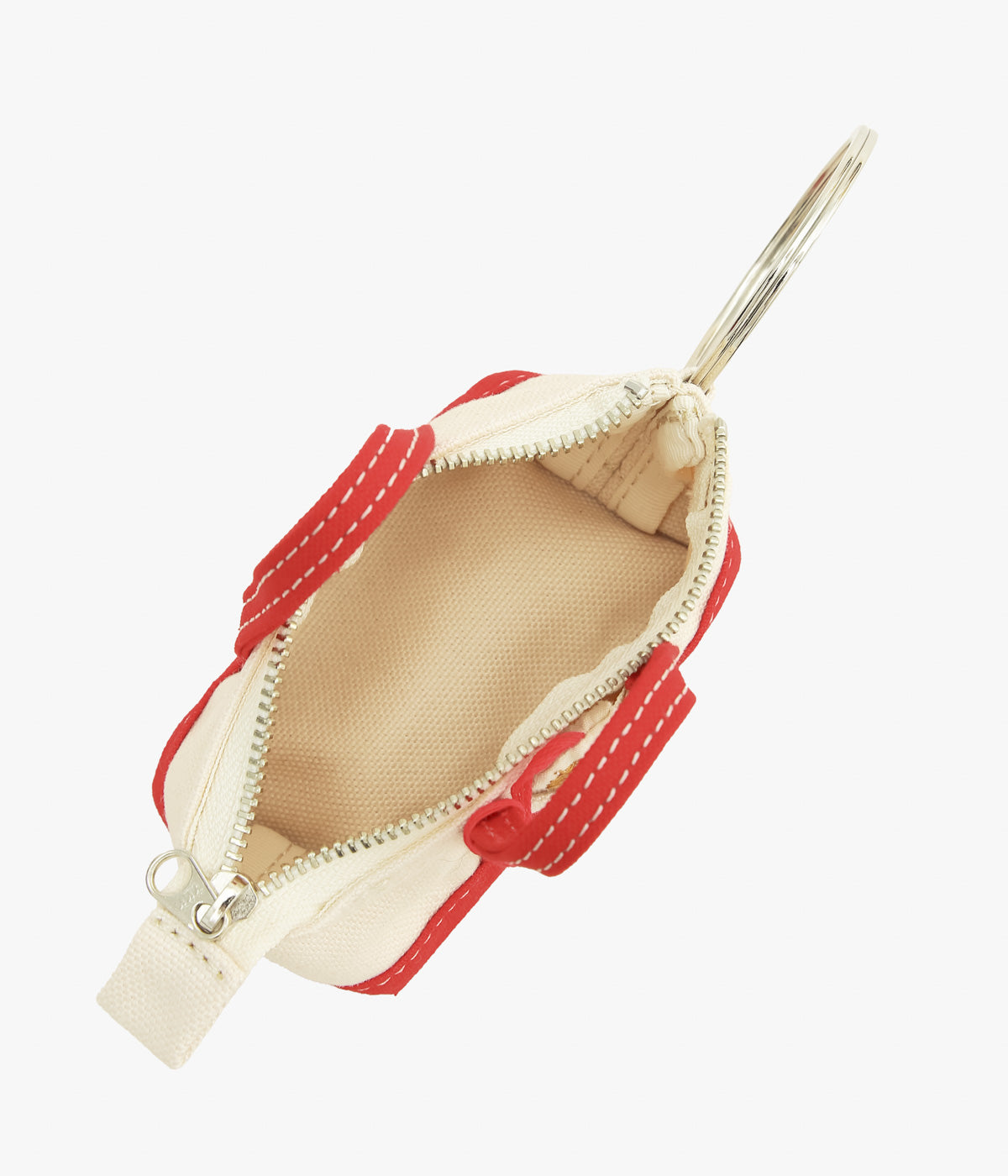 OLDMAN'S TAILOR "MINI MINI TOTE KEY RING" (RED)