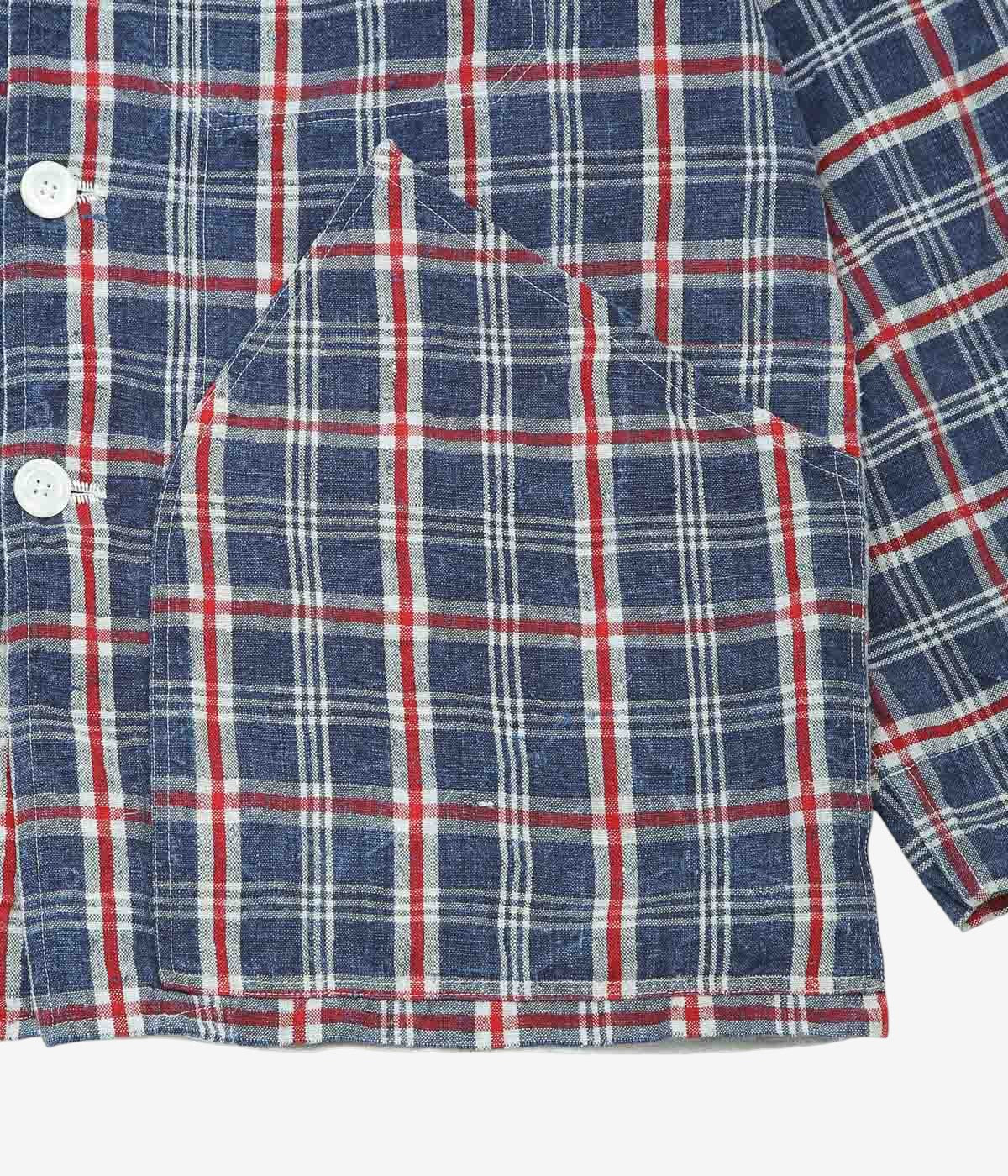 OLIVER CHURCH ''BIG JACKET｜ANTIQUE KELSCH'' (INDIGO/RED CHECK)