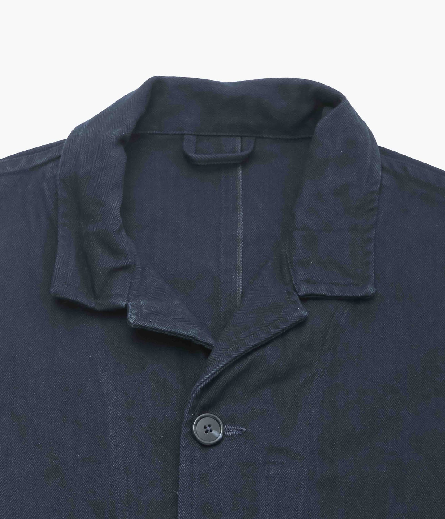 OLIVER CHURCH ''BIG JACKET｜INDIGO HERRINGBON'' (DARK INDIGO)