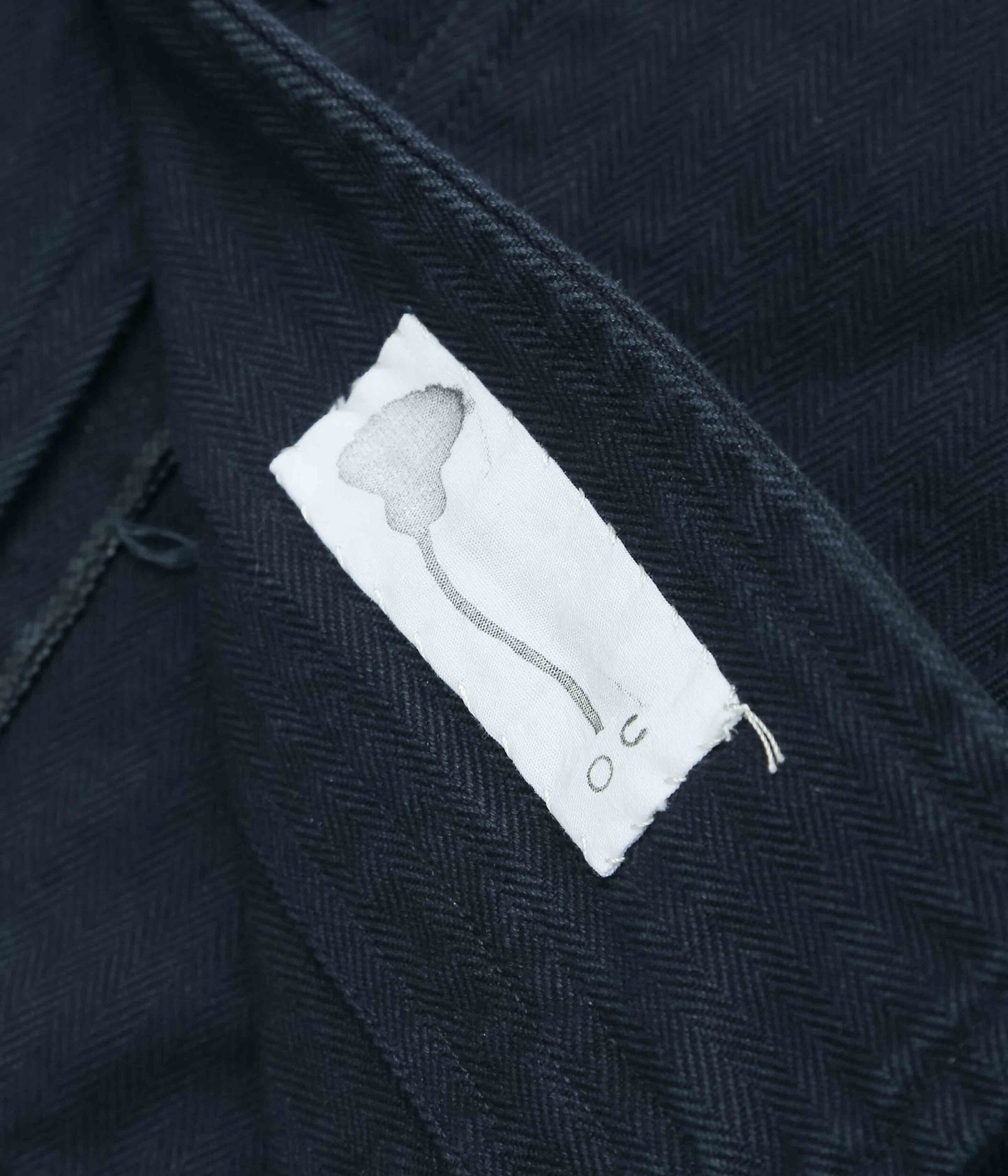 OLIVER CHURCH ''BIG JACKET｜INDIGO HERRINGBON'' (DARK INDIGO)