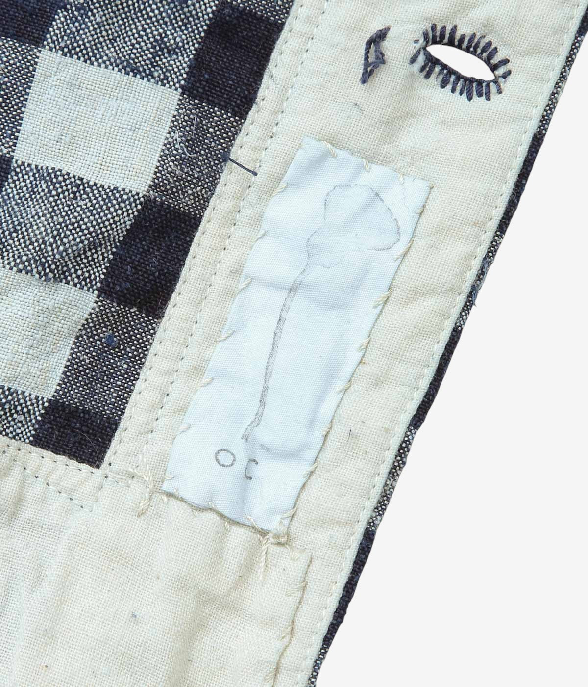 OLIVER CHURCH ''OVER SHIRT｜ANTIQUE KELSCH'' (NAVY CHECK)