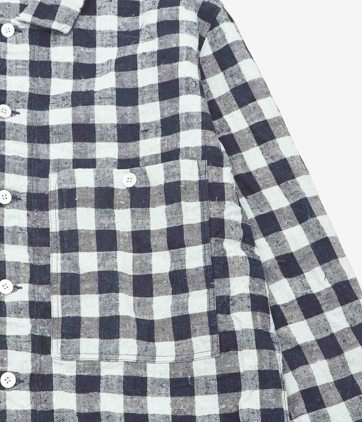 OLIVER CHURCH ''OVER SHIRT｜ANTIQUE KELSCH'' (NAVY CHECK)