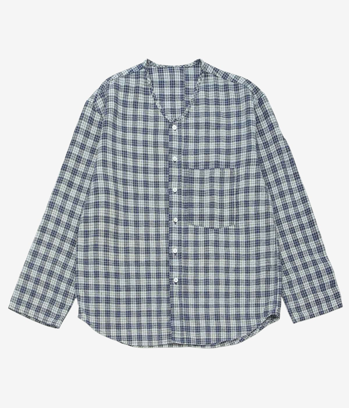 OLIVER CHURCH ''SOFT SHIRT｜ANTIQUE KELSCH'' (NAVY CHECK)