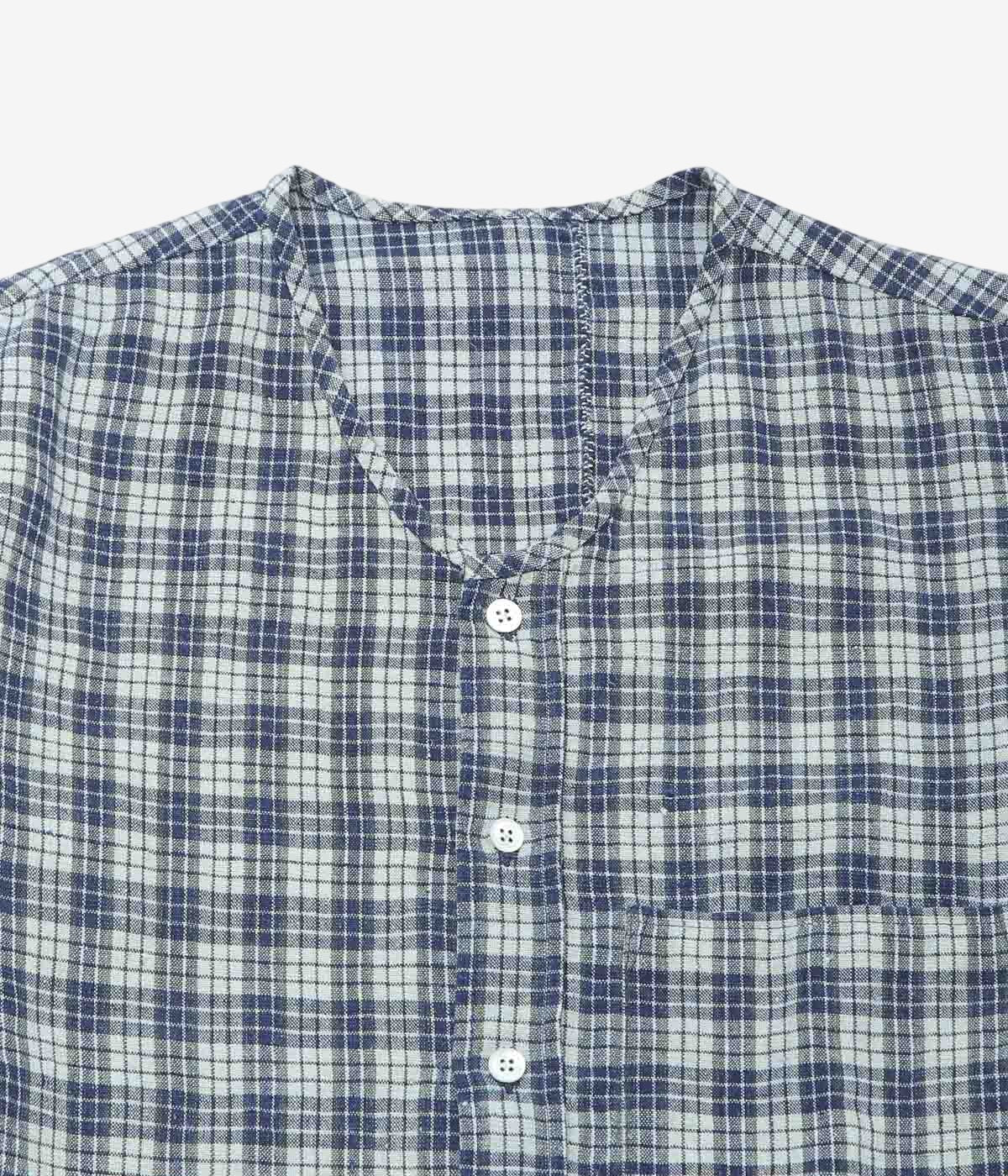 OLIVER CHURCH ''SOFT SHIRT｜ANTIQUE KELSCH'' (NAVY CHECK)