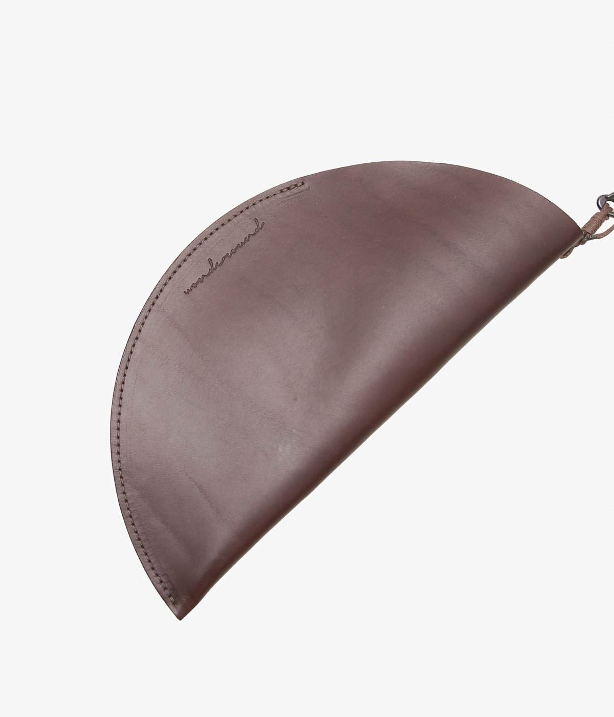 ORNAMENT&CRIME ''HALF MOON CROSSBODY WALLET/PHONE CASE'' (BROWN LEATHER)