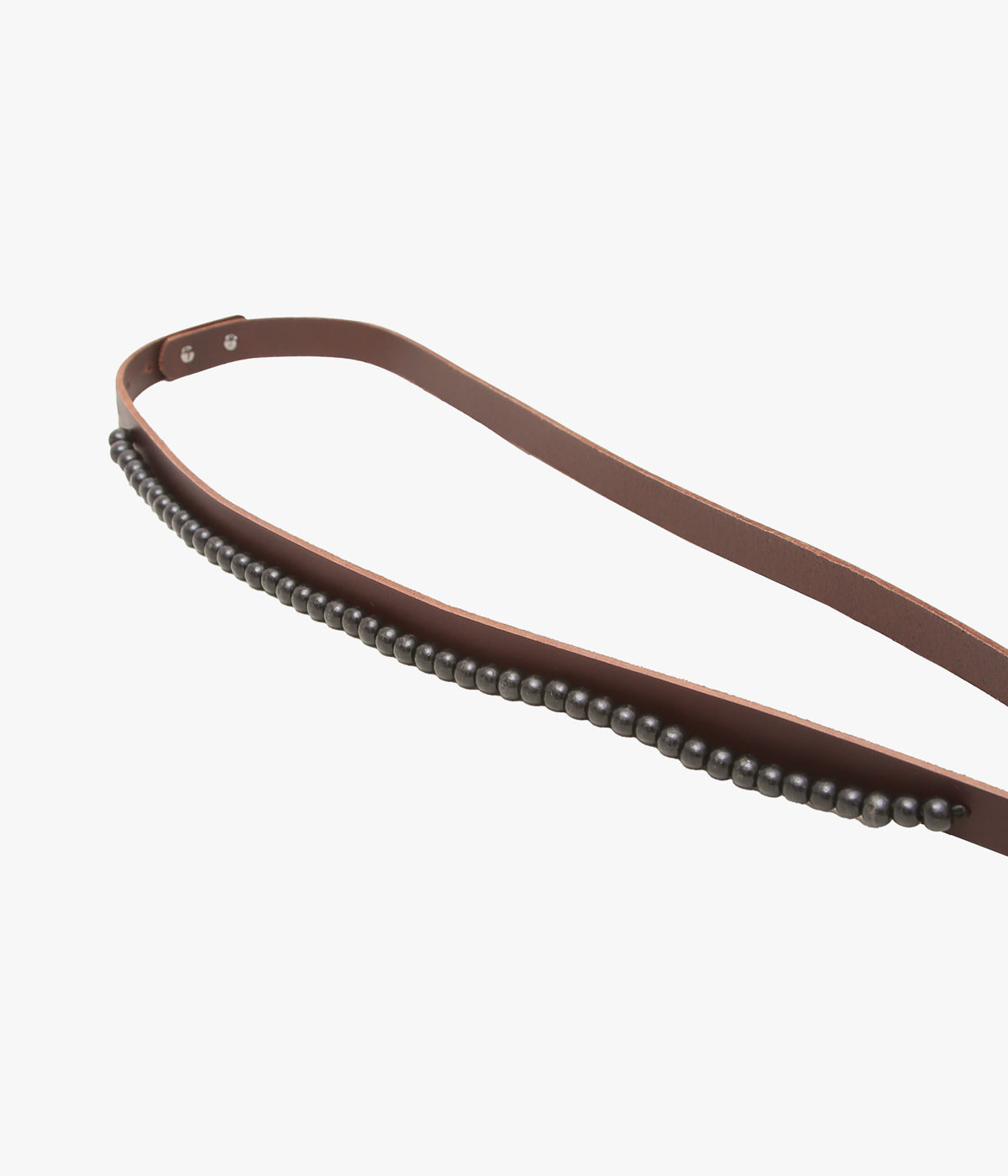 ORNAMENT&CRIME ''HALF MOON CROSSBODY WALLET/PHONE CASE'' (BROWN LEATHER)