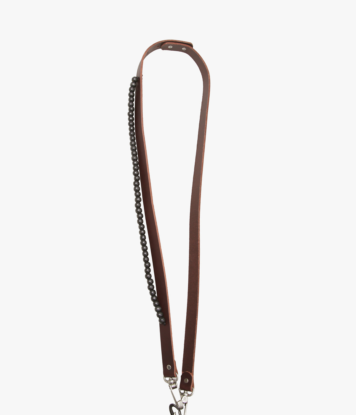 ORNAMENT&CRIME ''HALF MOON CROSSBODY WALLET/PHONE CASE'' (BROWN LEATHER)