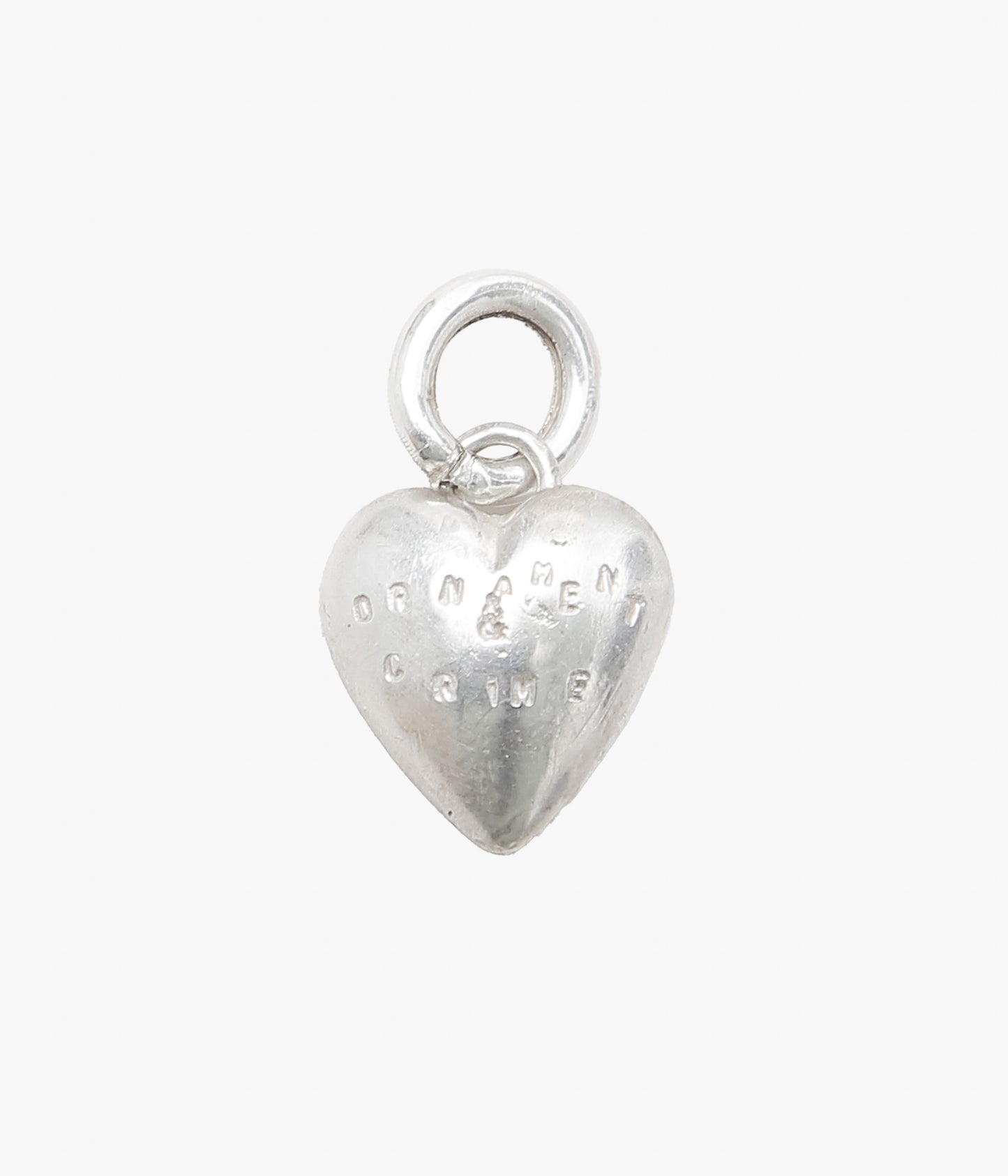 ORNAMENT&CRIME ''HEART CHARM'' (SILVER)