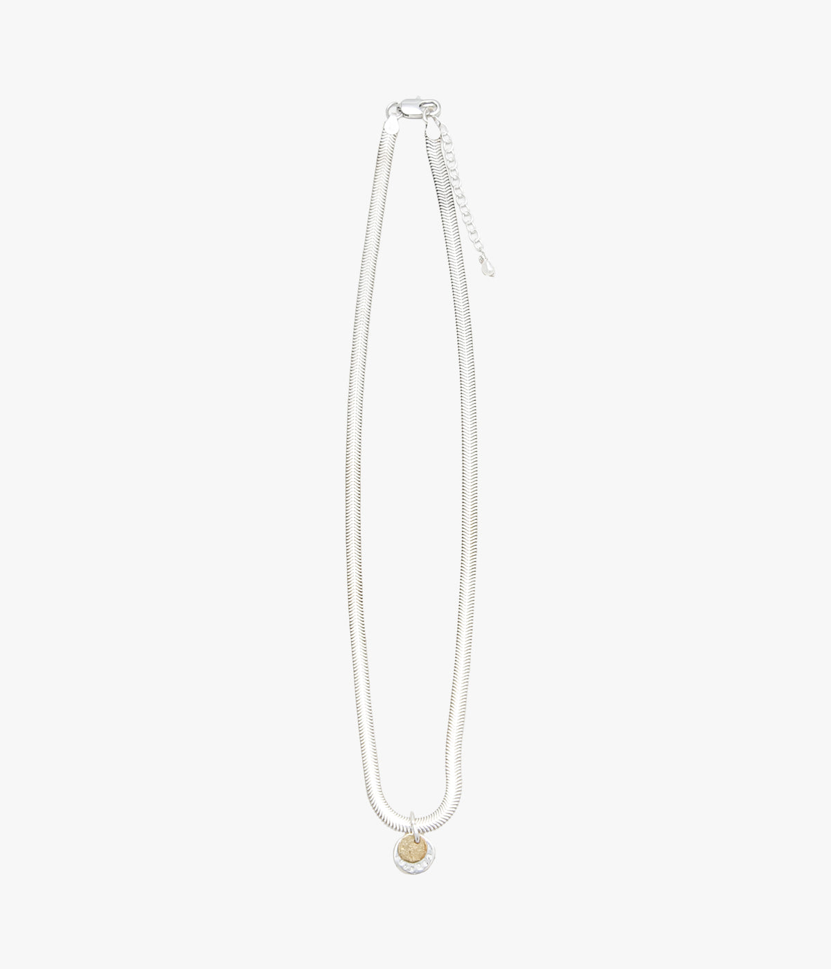 ORNAMENT&CRIME "MINI SUN&WOOD/THUNDER CHOKER" (SILVER/BRASS)