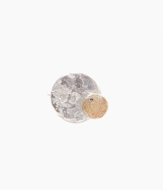 ORNAMENT&CRIME ''MOON AND SUN RING'' (STARLING SILVER/BRASS)