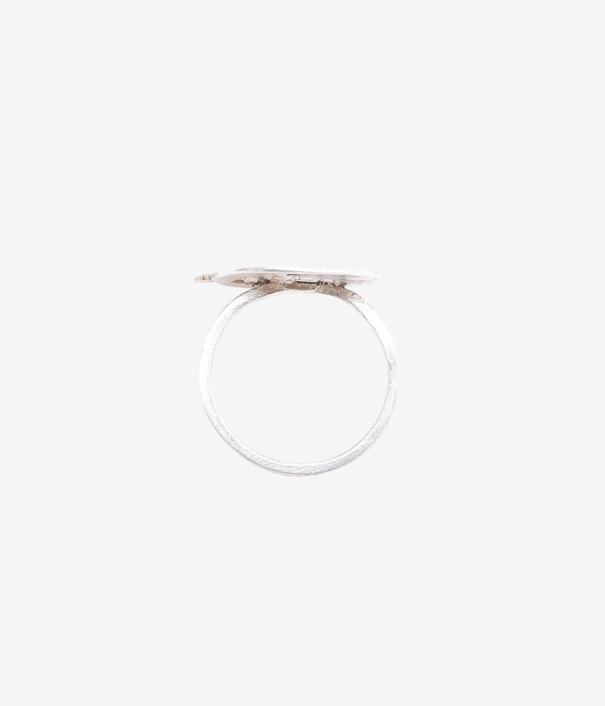 ORNAMENT&CRIME ''MOON AND SUN RING'' (STERLING SILVER/BRASS)