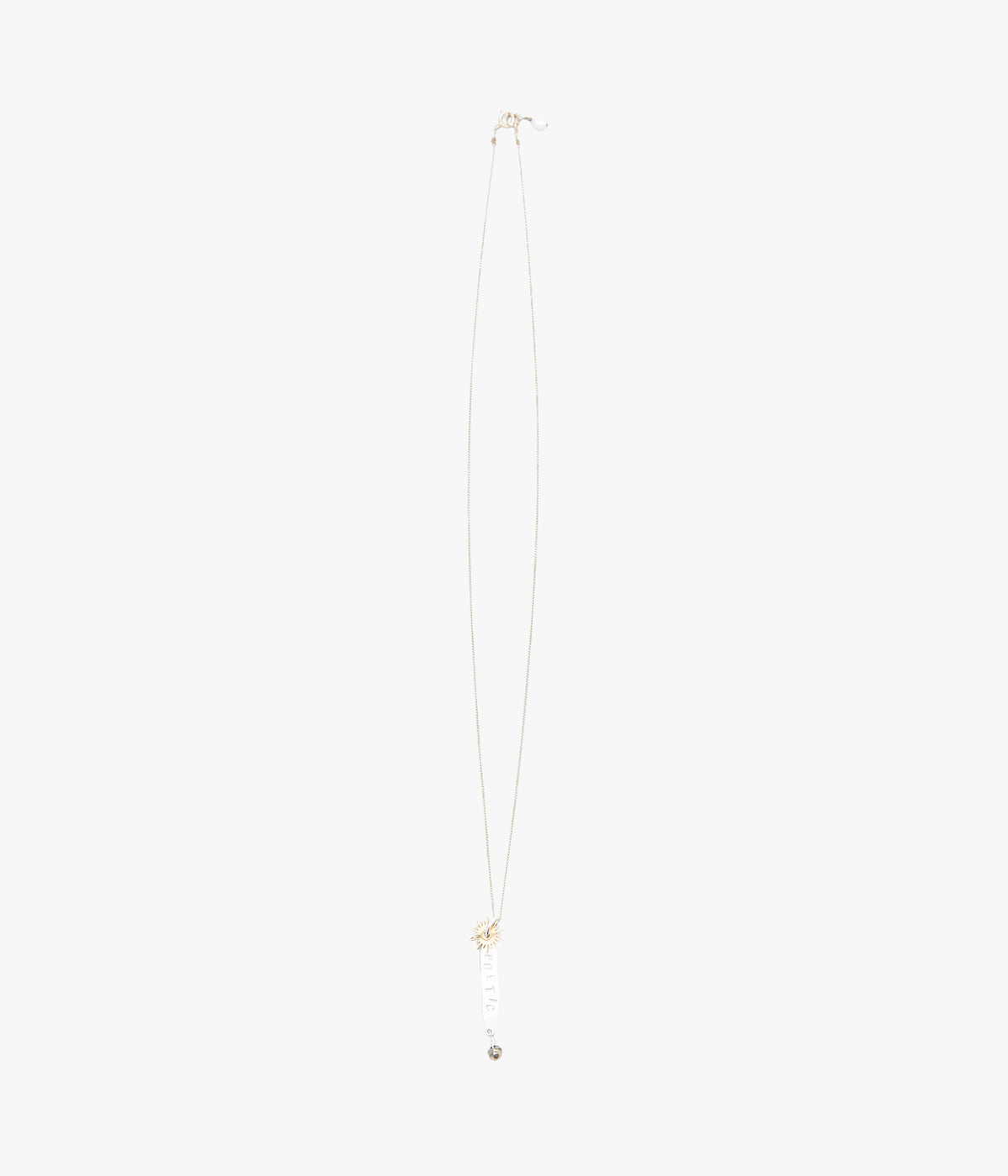 ORNAMENT&CRIME "POETIC STAR NECKLACE" (GOLD/SILVER/GOLD PLATED)