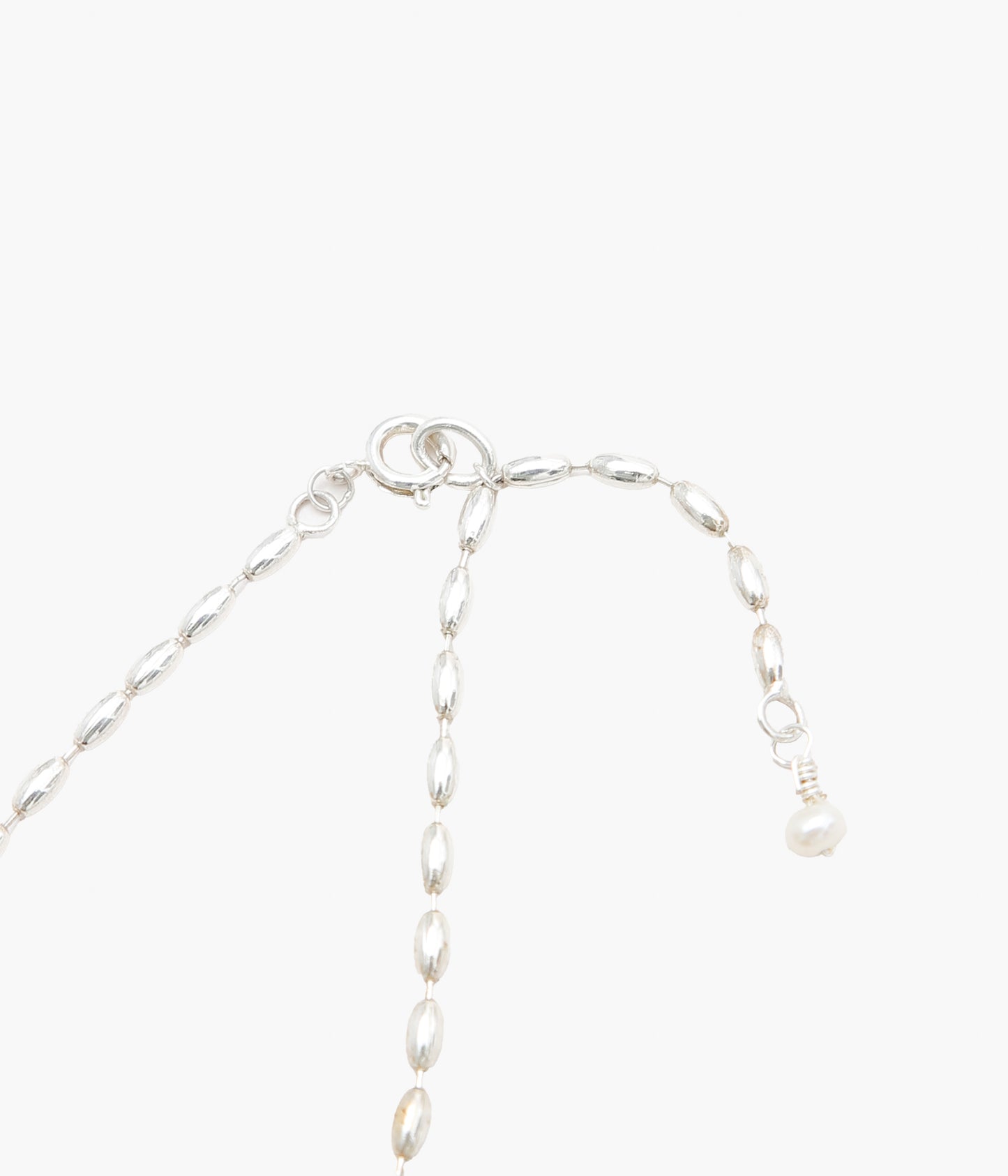 ORNAMENT&CRIME '' RICE CHAIN'' (SILVER)