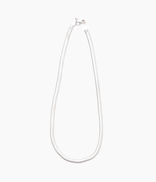 ORNAMENT&CRIME ''SNAKE CHAIN NECKLACE'' (STARLING SILVER)