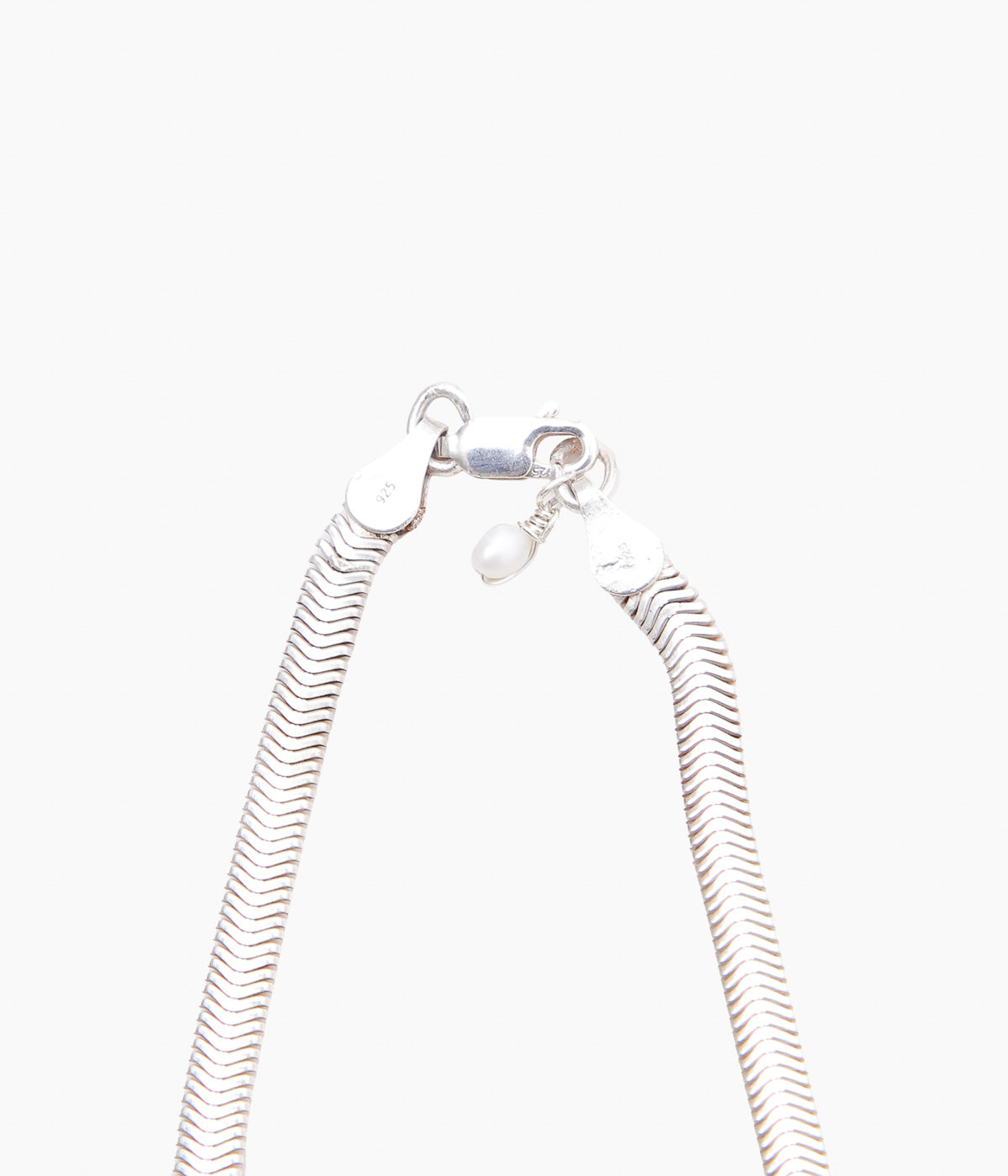 ORNAMENT&CRIME ''SNAKE CHAIN NECKLACE'' (STARLING SILVER)