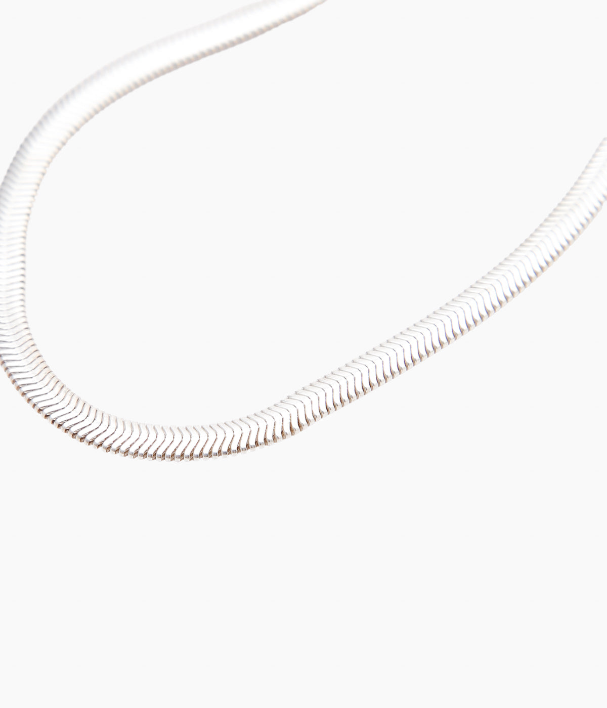 ORNAMENT&CRIME ''SNAKE CHAIN NECKLACE'' (STARLING SILVER)