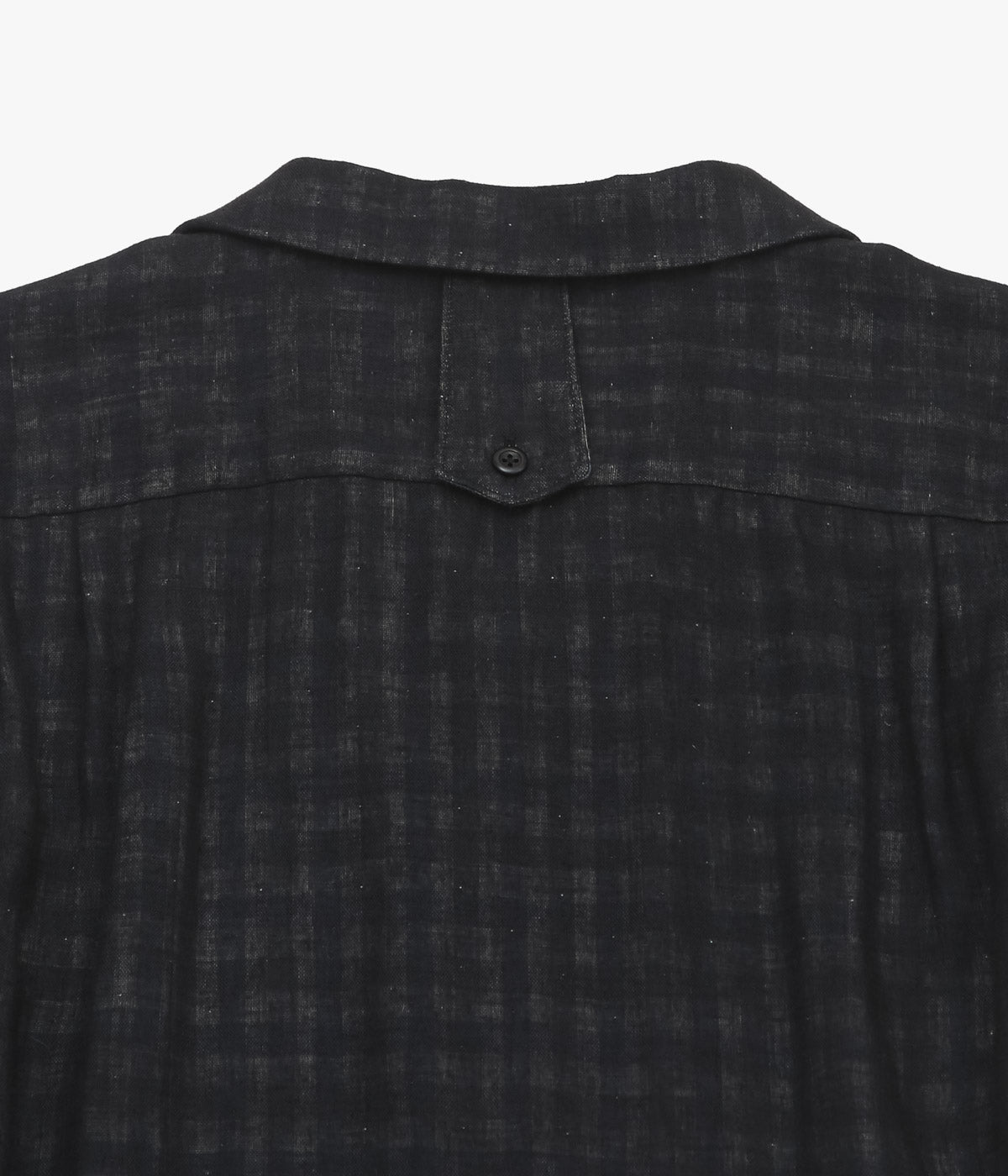 GORSCH ''DOUBLE SIDED GAUZE BREATH COLLAR SHIRT'' (BLACK CHECK)