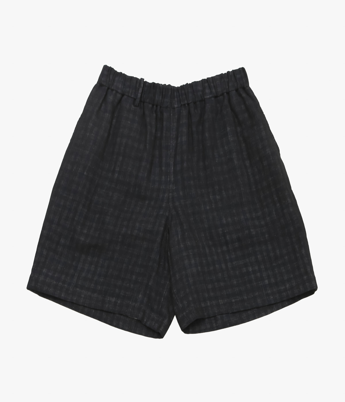 GORSCH ''DOUBLE SIDED GAUZE EASY SHORTS'' (BLACK CHECK)